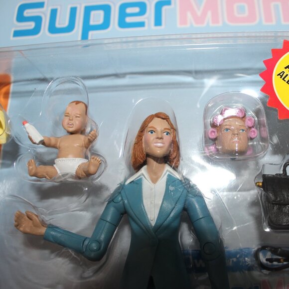 3/$118❤️new Happy Worker SUPERMOM Super Mom Action Figure Everyday Superheroes - Picture 4 of 9